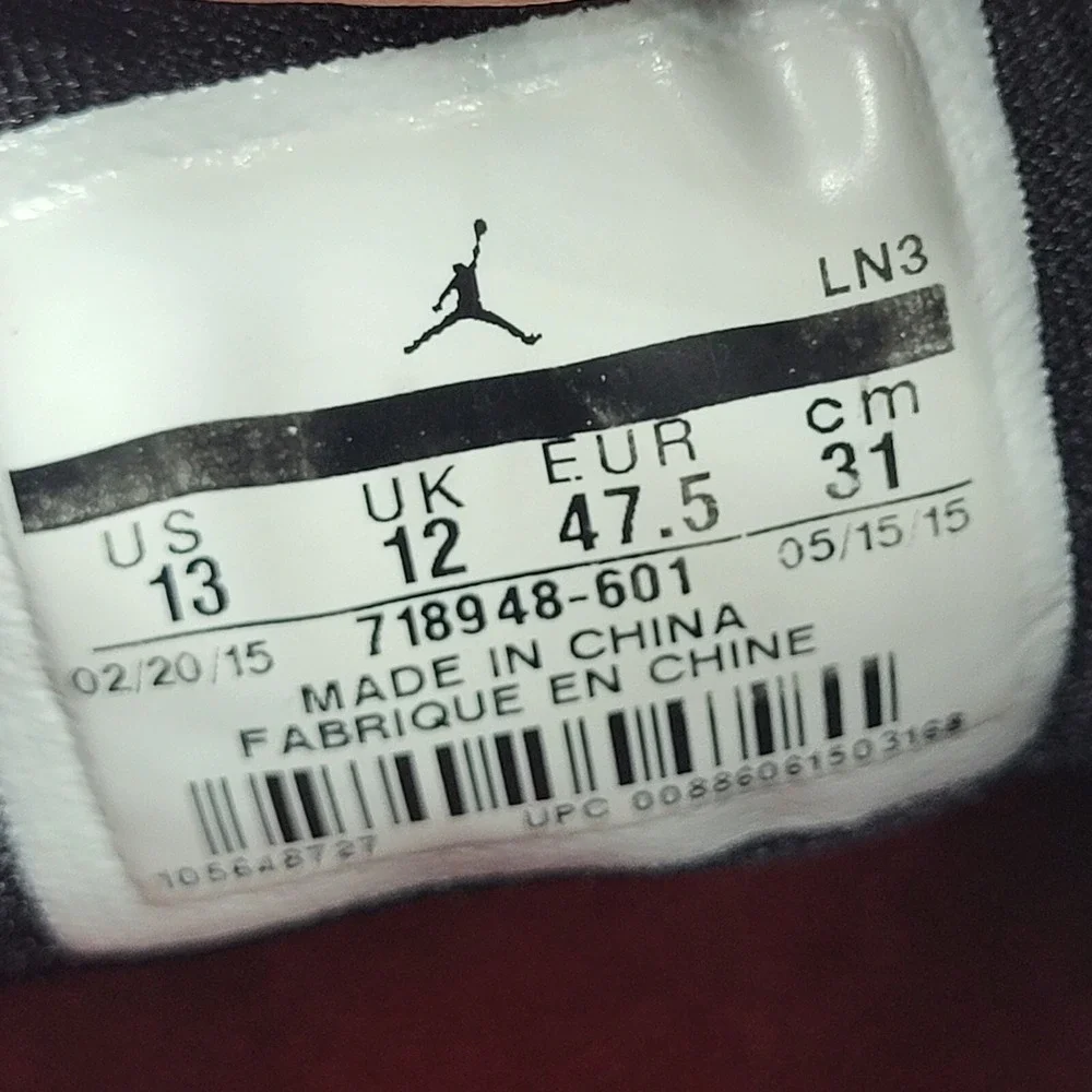 Air Jordan Future Low‎ Basketball Sneakers Mens 13 Red White Shoes 718948-601